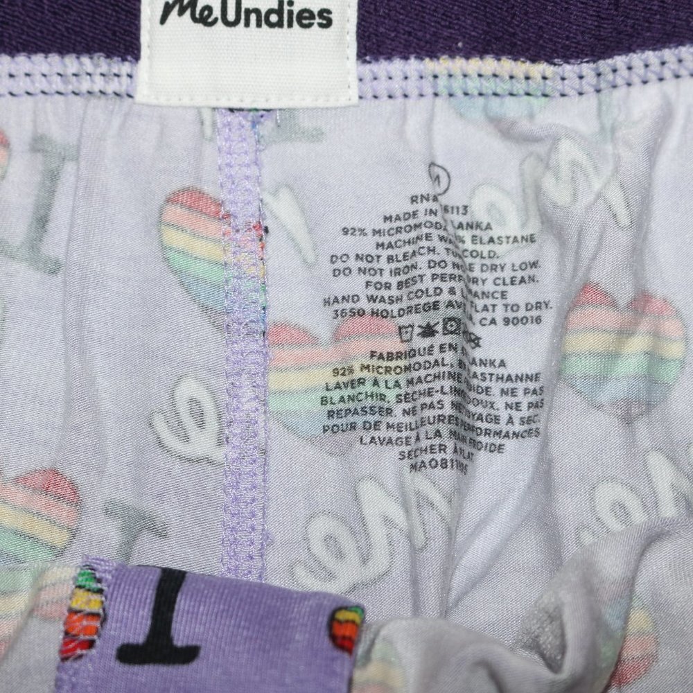 - MeUndies I ❤️ Me boxers w/button fly size medium lot of 2 NWOT - Picture 3 of 3